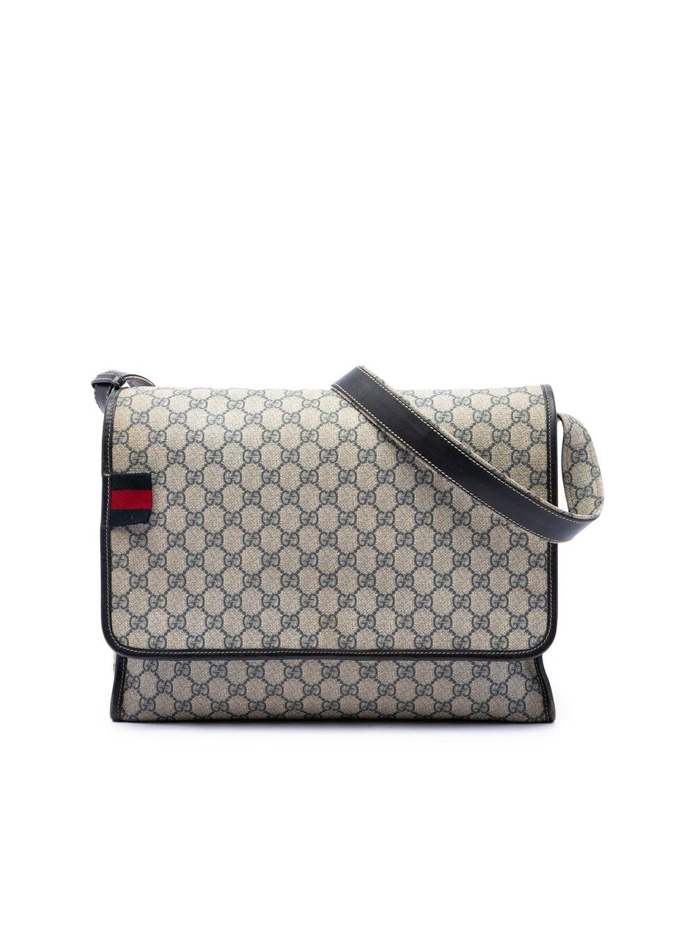 Gucci Gg Supreme Web Messenger Bag Pre- #363022G57B